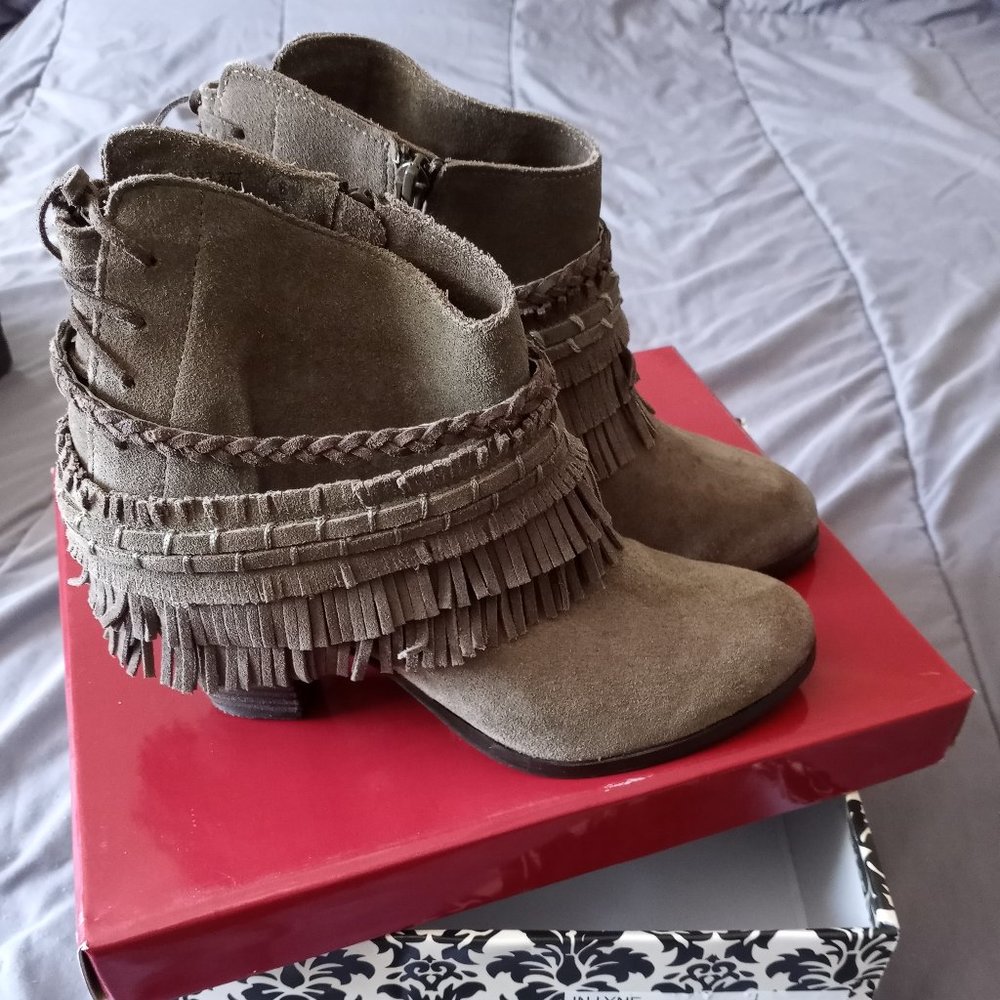 Naughty Monkey Women's Ankle Boots - Size 8, Taupe